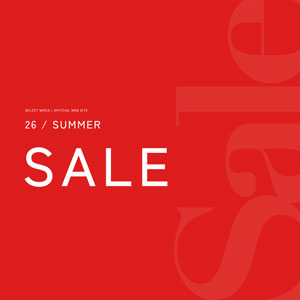select MOCA�i�Z���N�g���J�j�̃V���b�v�j���[�X�uSELECT MOCA 2026 SUMMER SALE�v