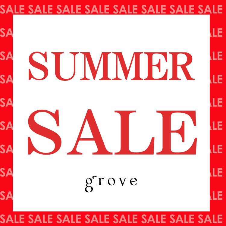 grove�i�O���[�u�j�̃V���b�v�j���[�X�u�ygrove�zSUMMER SALE �J�Ò�! !�v
