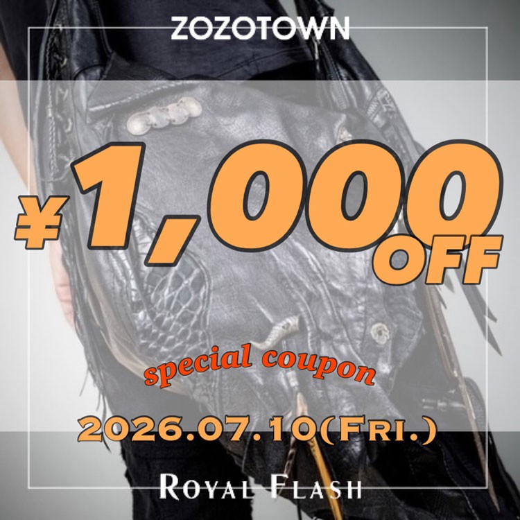 ROYAL FLASH�i���C���� �t���b�V���j�̃V���b�v�j���[�X�u�y�{������I�z1,000�~OFF�N�[�|���z�z���I�v