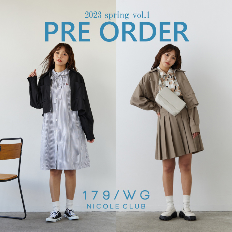 NICOLE｜ニコルのトピックス「2023 Spring PRE ORDER 179/WG」 - ZOZOTOWN