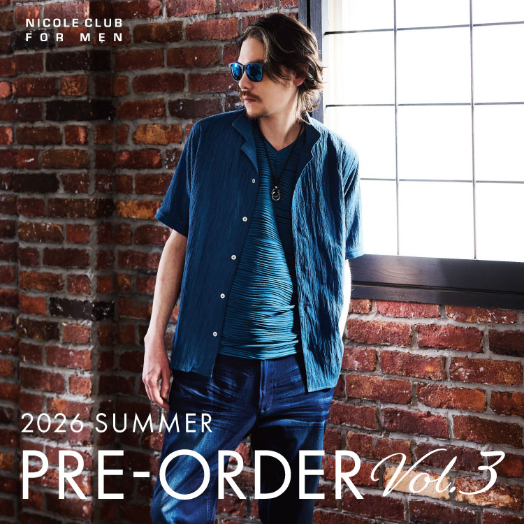 NICOLE�i�j�R���j�̃V���b�v�j���[�X�u�yNICOLE CLUB FOR MEN�zWEB��s�\�� VOL3�v