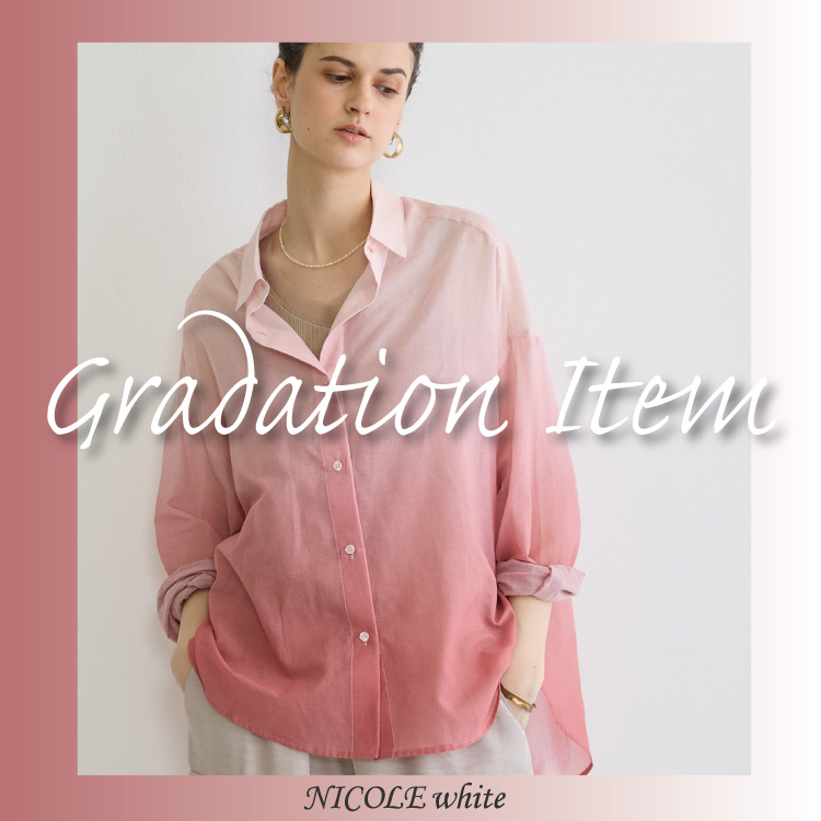 NICOLE�i�j�R���j�̃V���b�v�j���[�X�uNICOLE white �t�O���f�[�V�����A�C�e���v