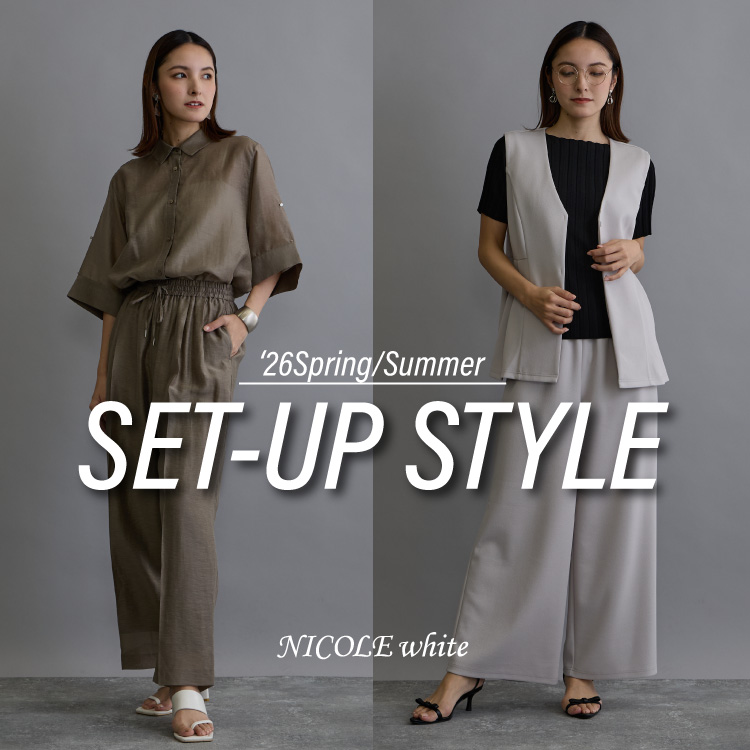 NICOLE�i�j�R���j�̃V���b�v�j���[�X�uNICOLE white ��SET�]UP�v