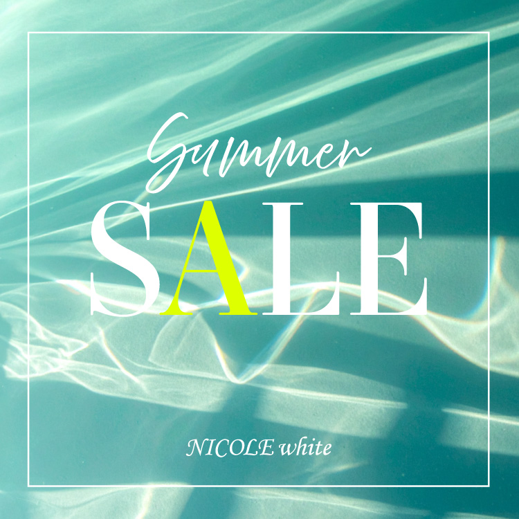 NICOLE�i�j�R���j�̃V���b�v�j���[�X�u�yNICOLE white�zSUMMER SALE�v