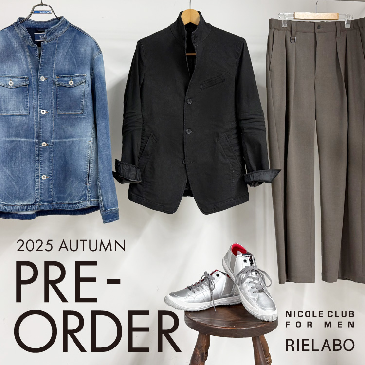 NICOLE�i�j�R���j�̃V���b�v�j���[�X�u�yNICOLE CLUB FOR MEN�z2026 AUTUMN PRE ORDER �v