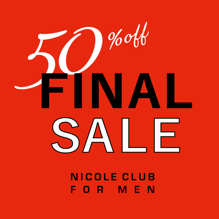 NICOLE�i�j�R���j�̃V���b�v�j���[�X�u�yNICOLE CLUB FOR MEN�z�t�@�C�i���Z�[���v