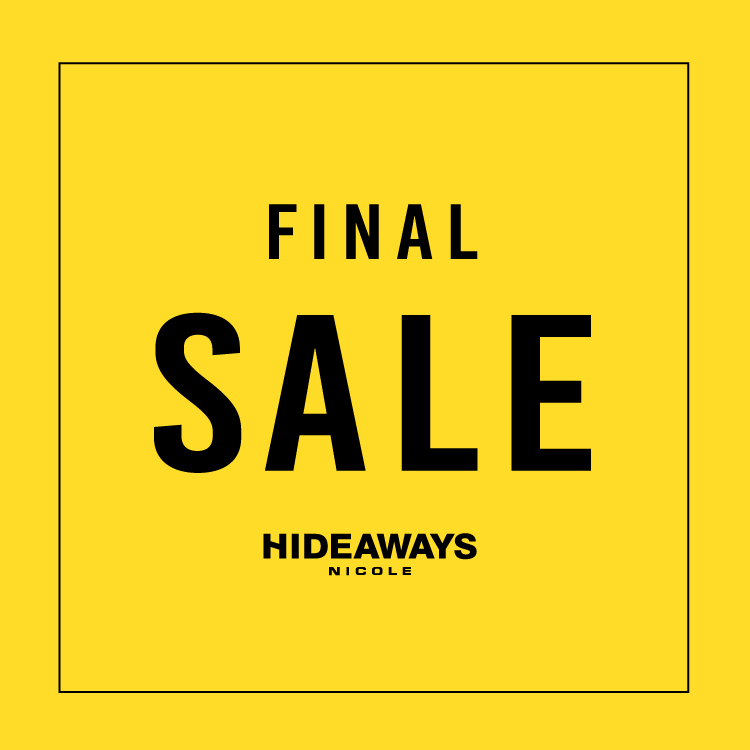 NICOLE�i�j�R���j�̃V���b�v�j���[�X�u�yHIDEAWAYS�zFINAL SALE�I�v
