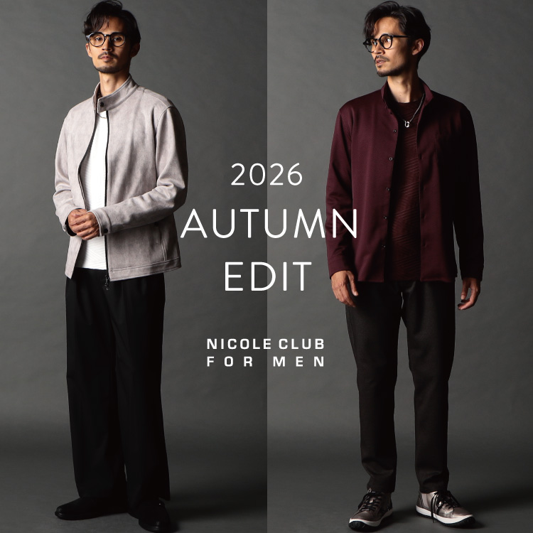 NICOLE�i�j�R���j�̃V���b�v�j���[�X�u�yNICOLE CLUB FOR MEN�zAUTUMN EDIT�v