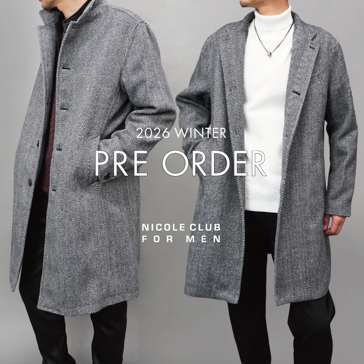 NICOLE�i�j�R���j�̃V���b�v�j���[�X�u�yNICOLE CLUB FOR MEN�z2026 WINTER PRE ORDER�v