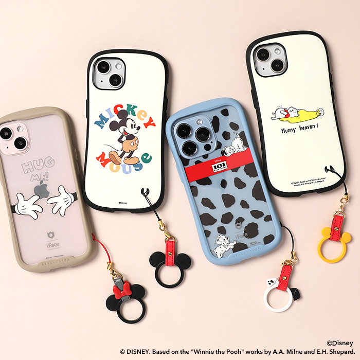 Iphone 14 14pro 14plus 14promax 13 13mini 13pro 13promax 12 12pro 12mini 12promax 11 8 7 Se 第2世代 第3世代 ディズニー キャラクター Iface アイフェイス Reflection専用 インナー シート ミッキー くまのプーさん ティンカー ベル スマホグッズ Disney
