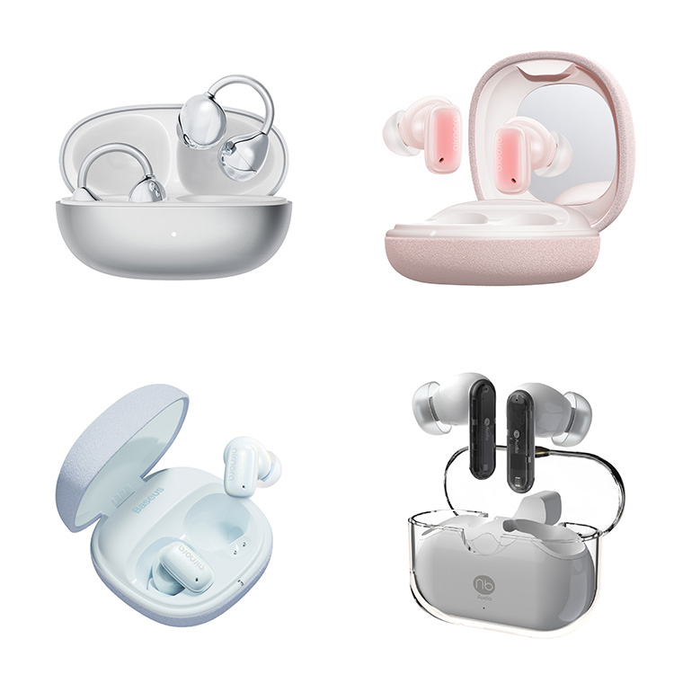 nb Audio イヤホンケース 透明グレー nb Audio イヤホンケース 透明グレー