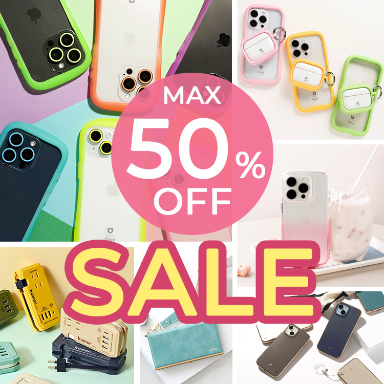 Hamee�i�n�~�B�j�̃V���b�v�j���[�X�uMax50%OFF�Z�[���J�Ò��v
