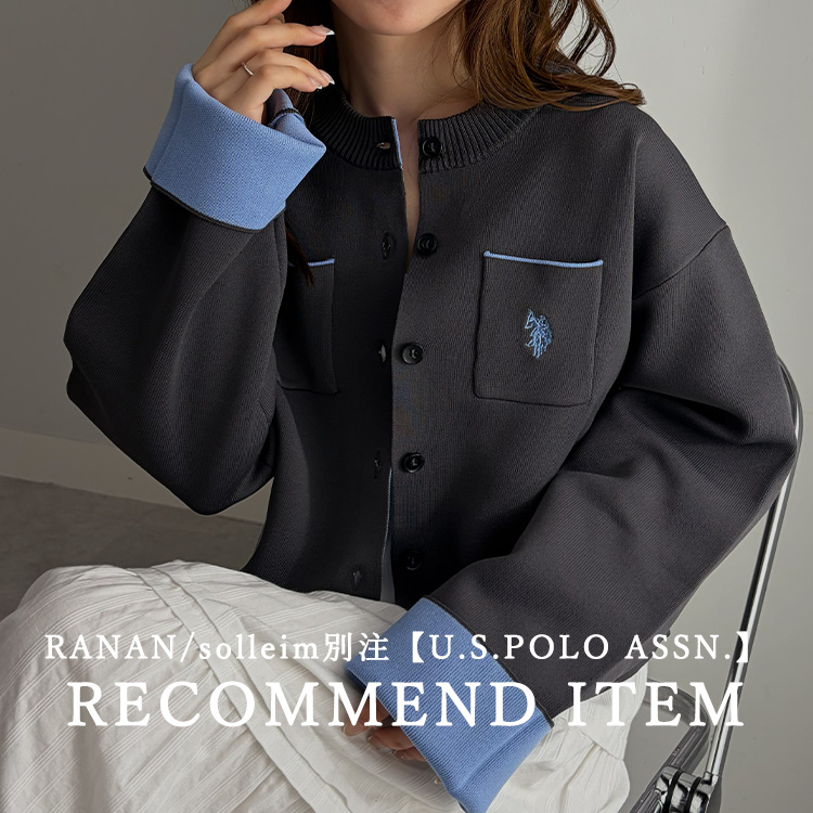 RANAN�i���i���j�̃V���b�v�j���[�X�u�yU.S.POLO ASSN./solleim�z�H�~�������ߏ��i�s�b�N�A�b�v���v