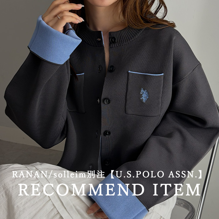 RANAN�i���i���j�̃V���b�v�j���[�X�u�ysolleim/U.S.POLO ASSN.�z�H�~�������߃A�C�e�����W�I�v