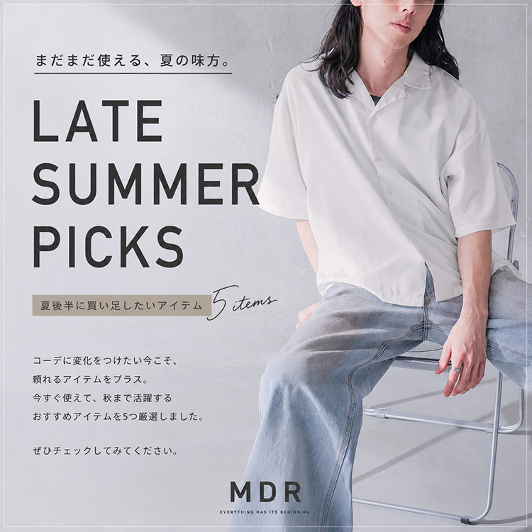 osharewalker�i�I�V�����E�H�[�J�[�j�̃V���b�v�j���[�X�u�Č㔼�ɔ������������BLATE SUMMER PICKS�v