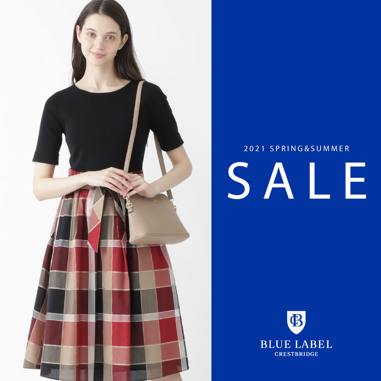 高級感 Blue Label Crestbridge ワンピース ひざ丈ワンピース Esehotel Lt