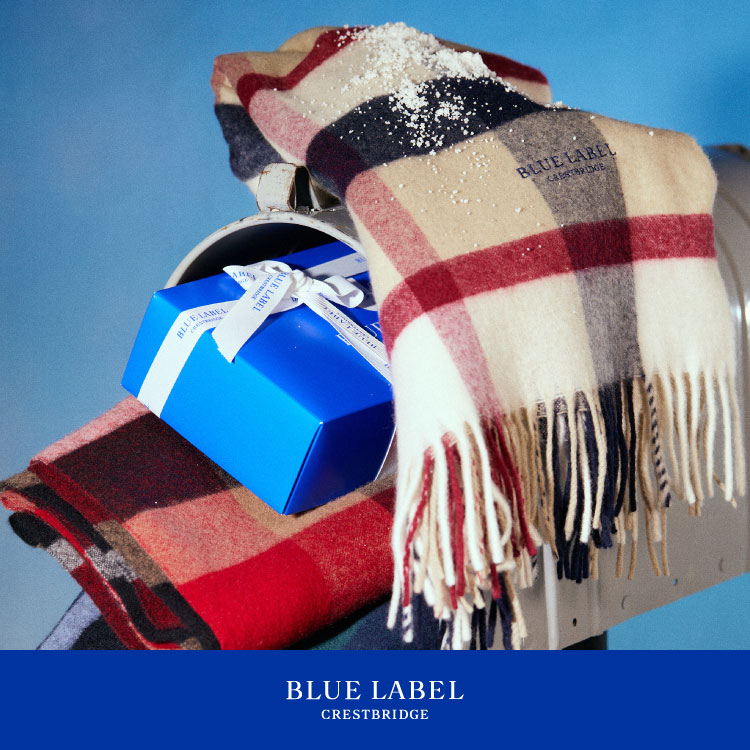 クレストブリッジチェックリボングローブ（手袋）｜BLUE LABEL