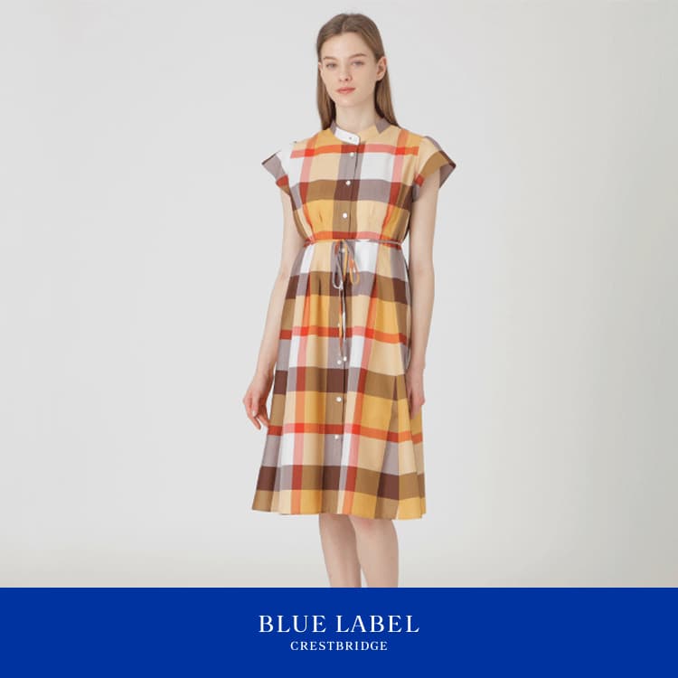クレストブリッジチェックライトクロッシングツイルドレス