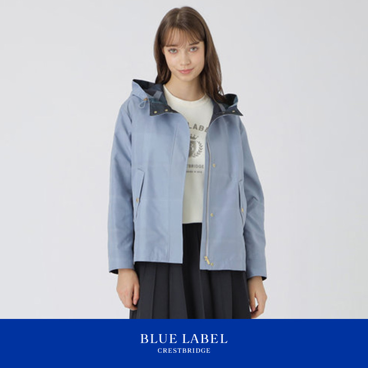 【状態良好】ブルーレーベルクレストブリッジ☆２WAYライトクロスブルゾン 状態良好】ブルーレーベルクレストブリッジ☆2WAYライトクロス