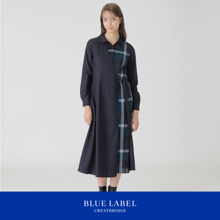 ツイードドッキングドレス（ワンピース）｜BLUE LABEL CRESTBRIDGE