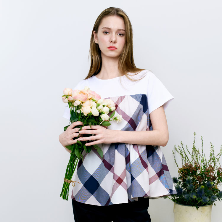 BLUE LABEL / BLACK LABEL CRESTBRIDGE�i�u���[���[�x�� / �u���b�N���[�x���E�N���X�g�u���b�W�j�̃V���b�v�j���[�X�uBRIT PINK CHECK ~The New Crestbridge Check~�v