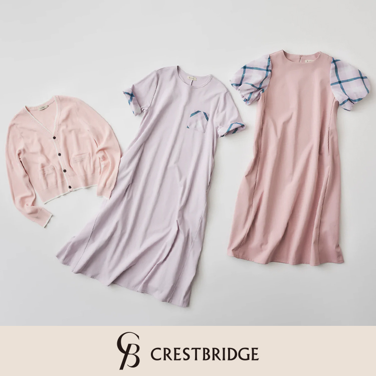 BLUE LABEL / BLACK LABEL CRESTBRIDGE�i�u���[���[�x�� / �u���b�N���[�x���E�N���X�g�u���b�W�j�̃V���b�v�j���[�X�u�wIn the Mood for SAKURA�x�s���N���܂Ƃ��āA�t�̋C�������߂āv
