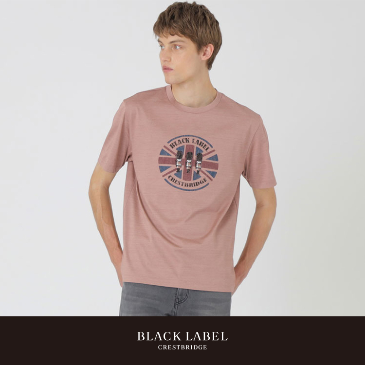 BLUE LABEL / BLACK LABEL CRESTBRIDGE�i�u���[���[�x�� / �u���b�N���[�x���E�N���X�g�u���b�W�j�̃V���b�v�j���[�X�u�y�V��z�O���t�B�b�NT�V���c�v