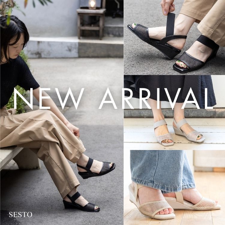 SESTO�i�Z�X�g�j�̃V���b�v�j���[�X�u�_NEW ARRIVAL�^��i����×���K�ȗ����S�n�B��l�̎���T���_���v