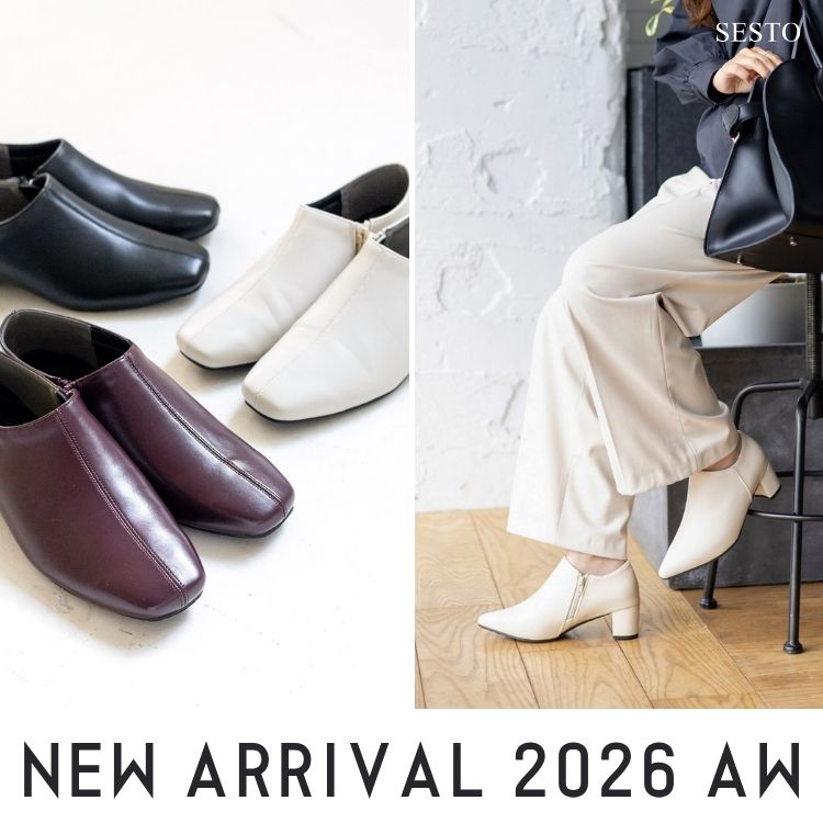 SESTO�i�Z�X�g�j�̃V���b�v�j���[�X�u�H�~���ʂ�V��u�[�e�B�y2026 AW NEW ARRIVAL�z�v