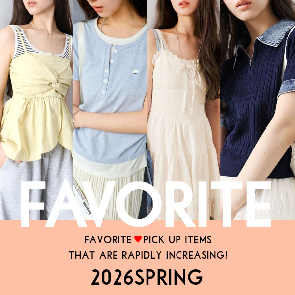 SpRay�i�X�v���C�j�̃V���b�v�j���[�X�u�ySpring Favorites�z���C�ɓ���}�㏸�I�t�̐V�삨�����߃A�C�e���v