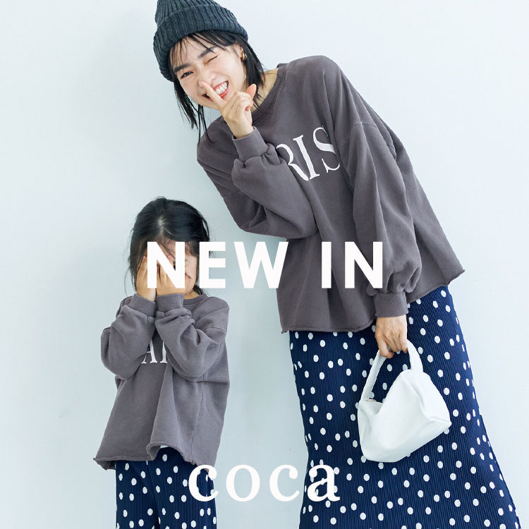 coca｜コカのトピックス「【coca】ピグメントロゴスウェットに22AW新色