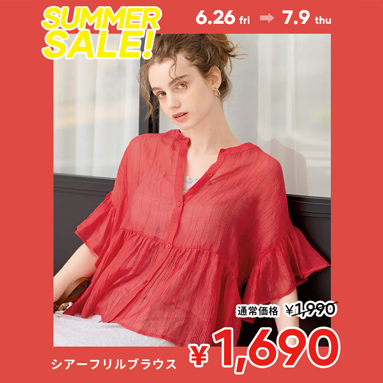 coca�i�R�J�j�̃V���b�v�j���[�X�u�ycoca�zSUMMER SALE�I�V�A�[�t�����u���E�X�������v