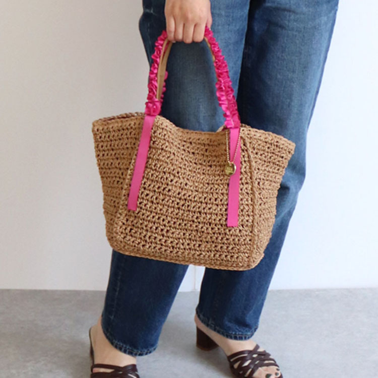 Trysil トライシルのトピックス T S L 華奢なフリルが大人可愛いかごバッグ Zozotown