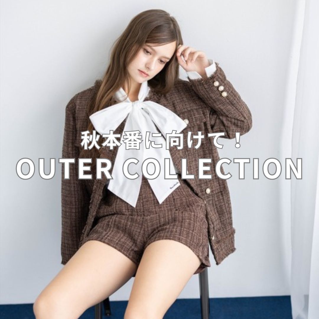 clear�i�N���A�j�̃V���b�v�j���[�X�u�H�{�ԂɌ����āIOUTER COLLECTION�v