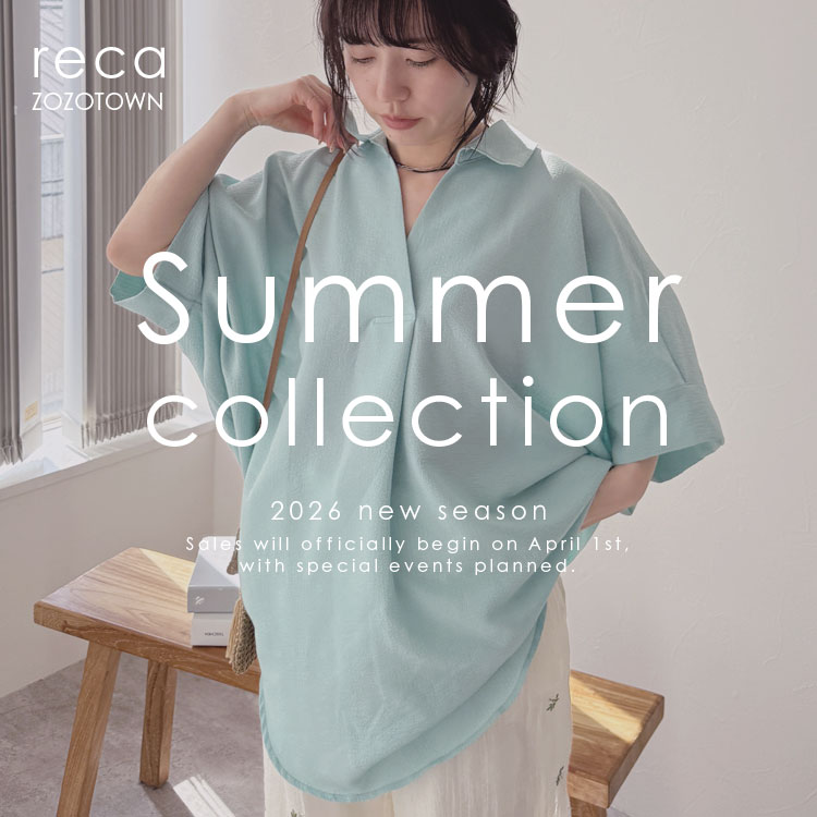 reca�i���J�j�̃V���b�v�j���[�X�u�yreca�zSummer Collection 2026�v