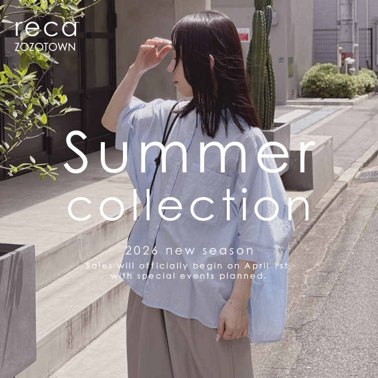 reca�i���J�j�̃V���b�v�j���[�X�u�yreca�z2026 SUMMER COLLECTION�v