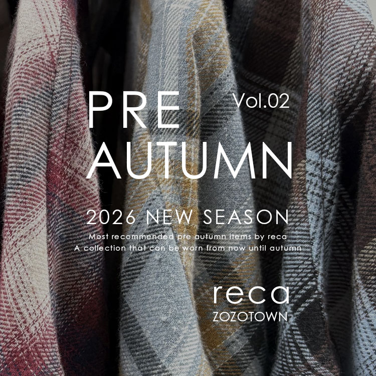 reca�i���J�j�̃V���b�v�j���[�X�u�yreca�z2026 PRE AUTUMN vol.2�v