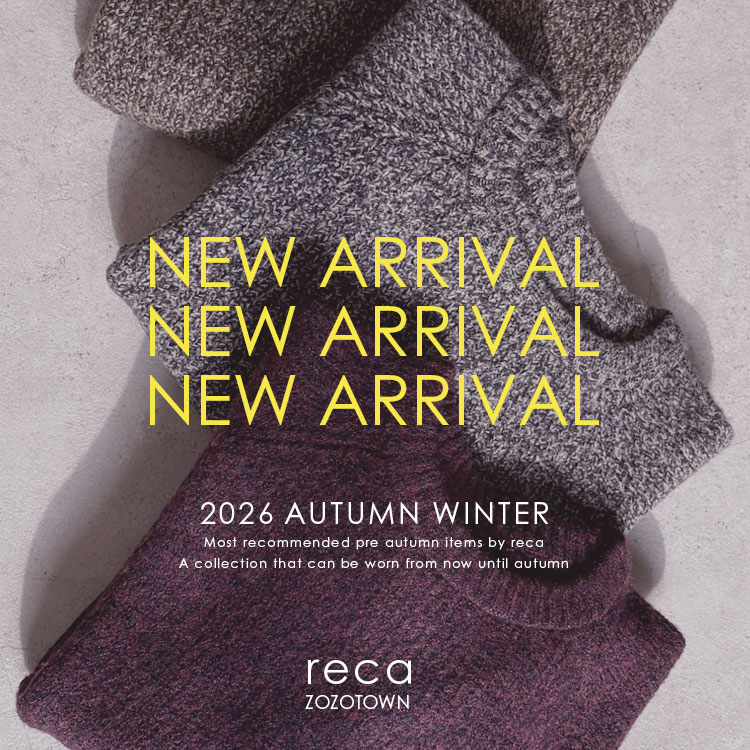 reca�i���J�j�̃V���b�v�j���[�X�u�yreca�zNEW ARRIVAL�v