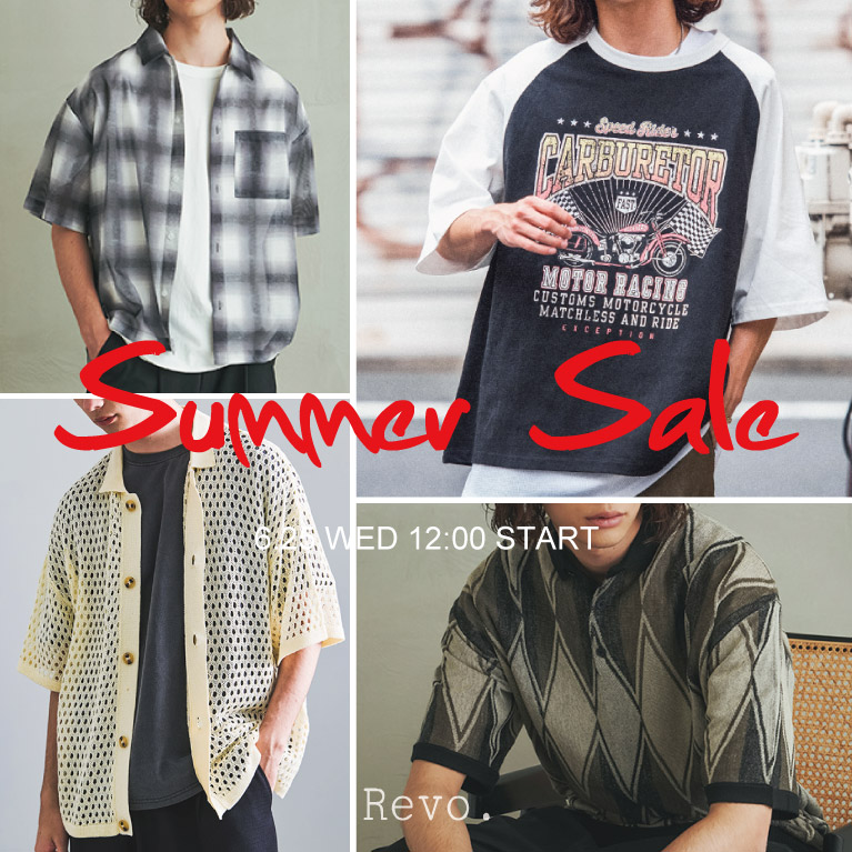 Revo.iHj̃Vbvj[XuySUMMER SALE 2025 START!zVACeЂƑvCX_EIv