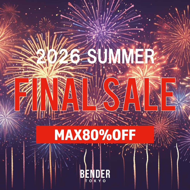 BENDER TOKYO�i�x���_�[�g�E�L���E�j�̃V���b�v�j���[�X�u�yMAX80��OFF�z26'�Ẵt�@�C�i���Z�[���J�Ò��I8/31 1:59�܂Łv