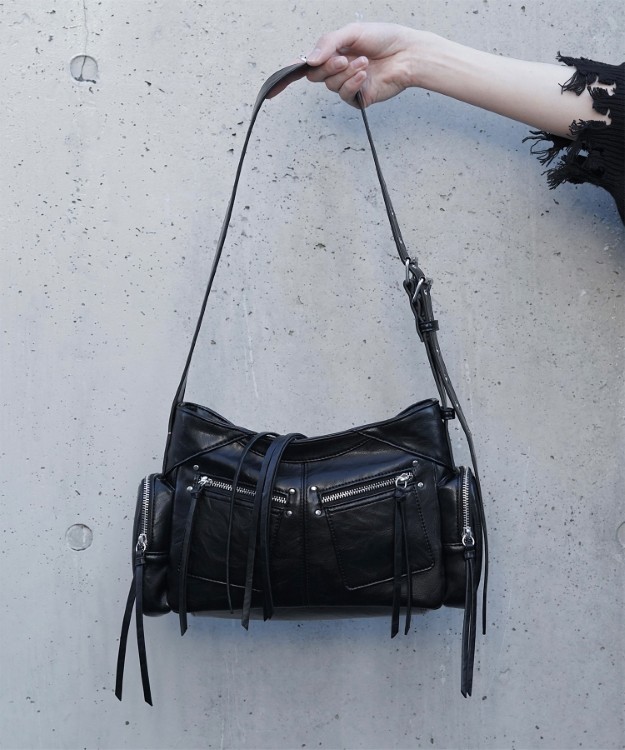 レザータッチ スクエア ミニショルダーバッグ(ショルダーバッグ レザータッチ スクエア ミニショルダーバッグ(ショルダーバッグ