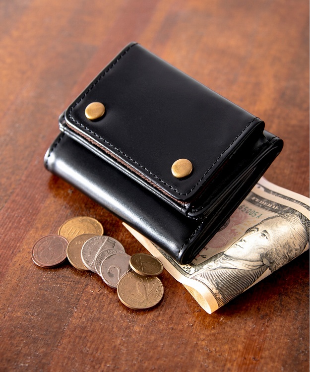 セール】Rename カウレザー本革 3つ折り コンパクト ミニ 財布