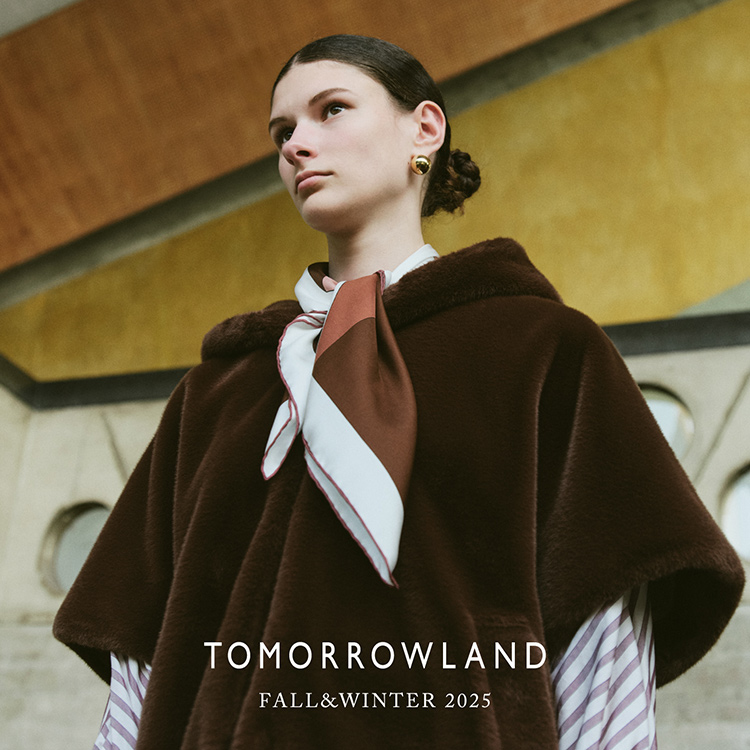 SILK AIR GLEN CHECK ジレワンピース TOMORROWLAND SILK AIR GLEN