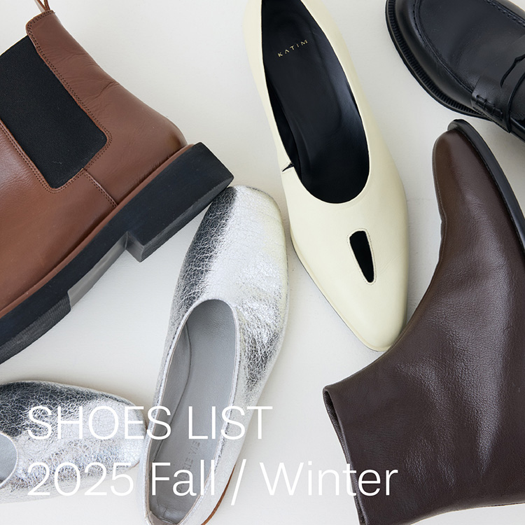 TOMORROWLANDigD[hj̃Vbvj[XuGALERIE VIE SHOES LIST 2025 Fall / Winterv