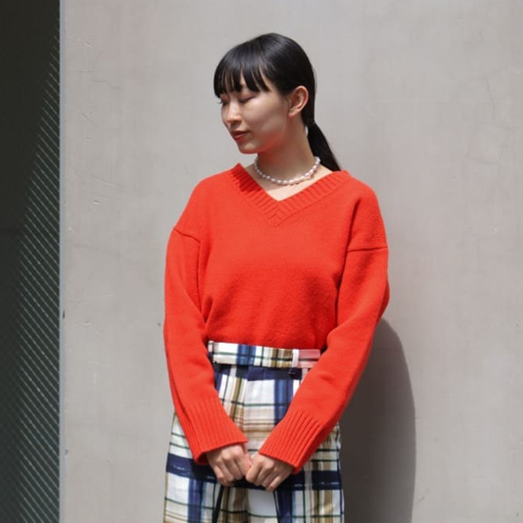 フォックスカシミヤ クルーネックプルオーバー（ニット/セーター