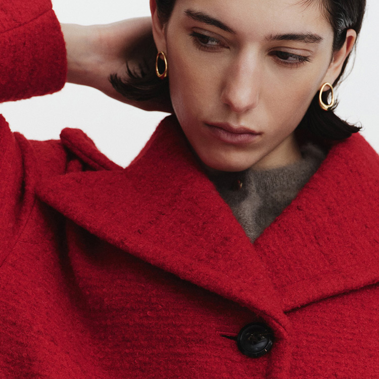 ウールカシミヤリバー チェスターコート（チェスターコート）｜BALLSEY