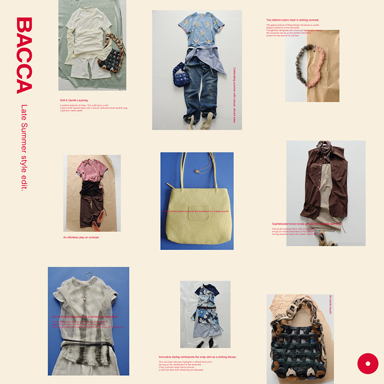BACCA ☆ TOMORROWLAND 試着のみ商品 TOMORROWLAND｜トゥモローランドのトピックス「〈BACCA〉 LATE SUMMER