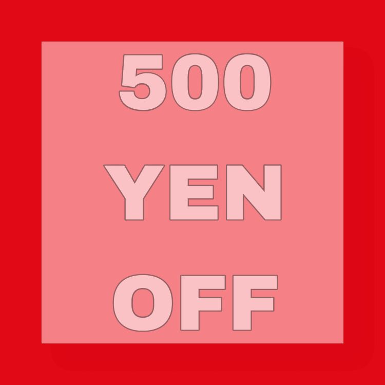 MANGROVE�i�}���O���[�u�j�̃V���b�v�j���[�X�u��Special coupon��500 Yen off�����v