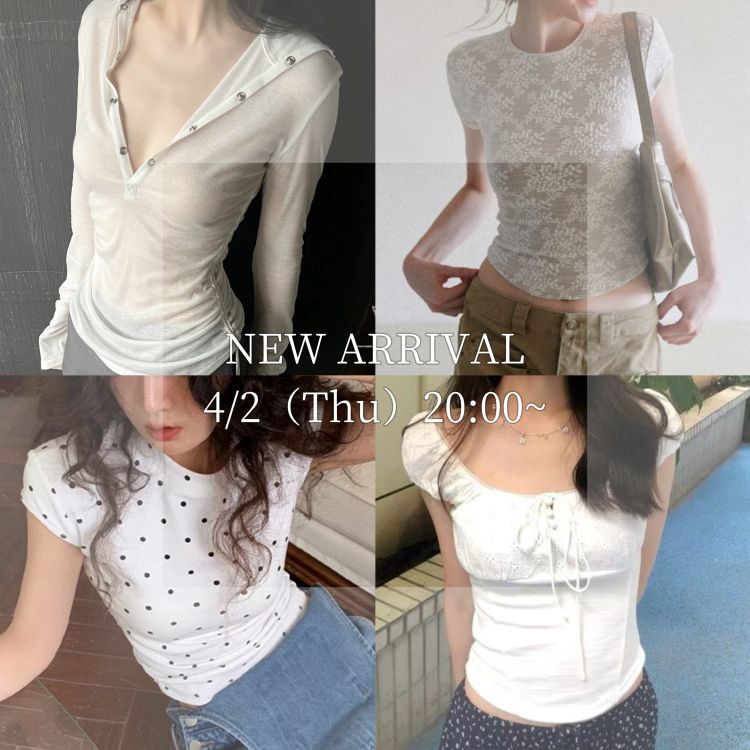 MANGROVE�i�}���O���[�u�j�̃V���b�v�j���[�X�u��Vipoa���yNEW ARRIVAL 4/2(Thu)20:00~�z�v