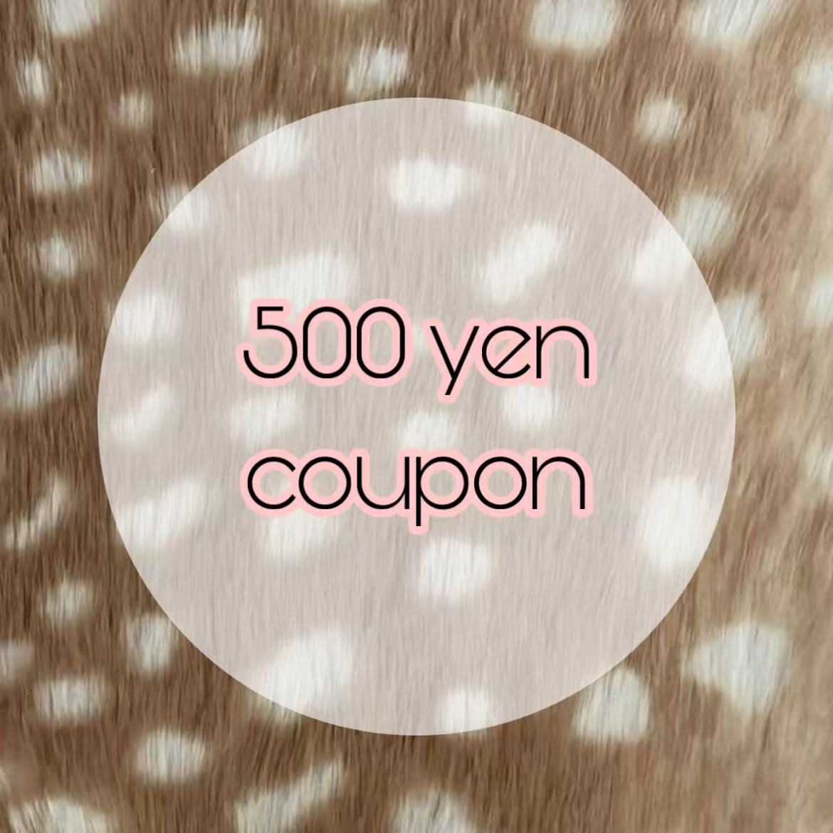 MANGROVE�i�}���O���[�u�j�̃V���b�v�j���[�X�uSpecial coupon���y500 Yen off�z�v